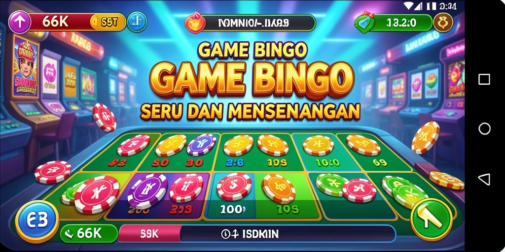 Tampilan gameplay 66K yang seru dan interaktif dalam permainan Bingo.