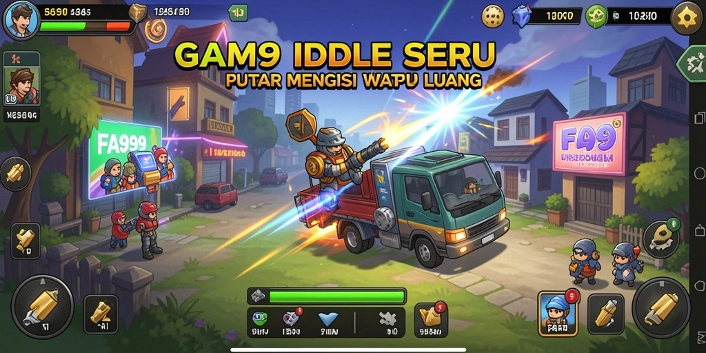Screenshot menunjukkan gameplay seru dan menarik dari FA99.