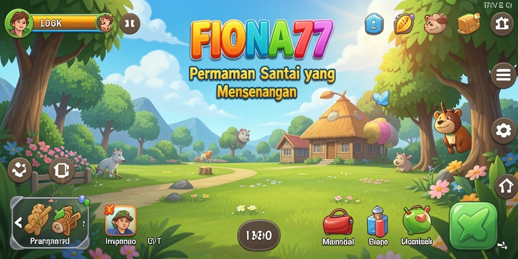 Screenshot gameplay <strong>FIONA77</strong> menunjukkan keseruan bermain di level yang berbeda.