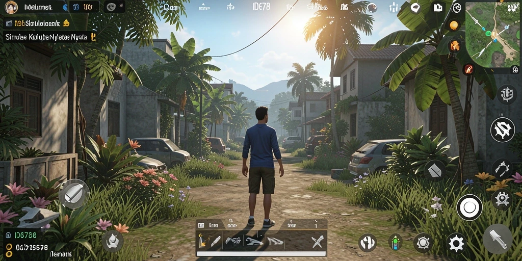 Screenshot ID678 menampilkan momen menarik dalam simulasi kehidupan.