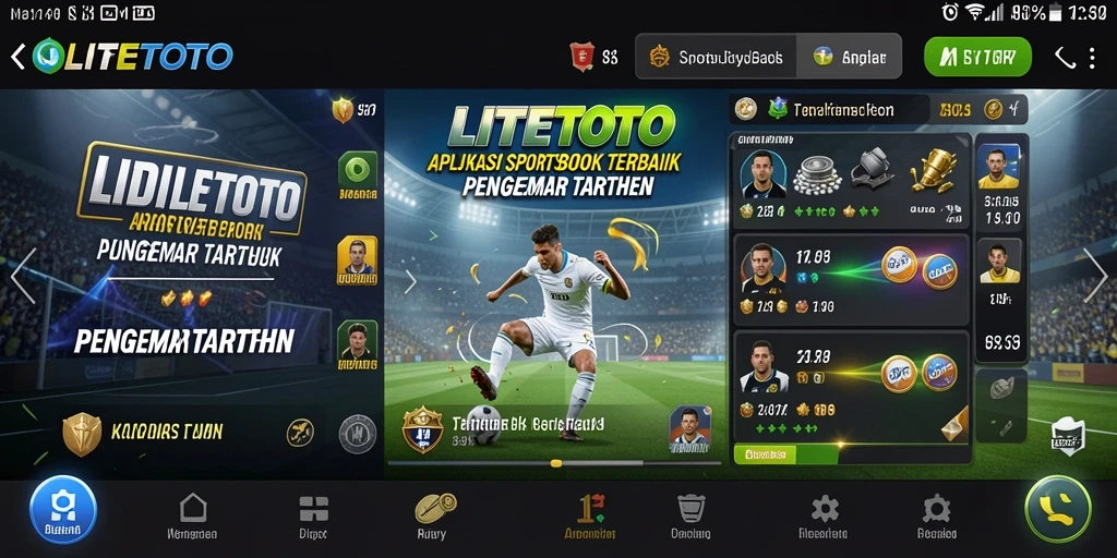Tampilan menarik dari gameplay Sportsbook di LITETOTO.
