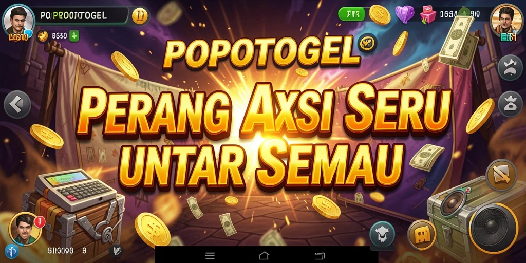 Tampilan gameplay intens dalam POPOTOGEL yang menampilkan aksi cepat.