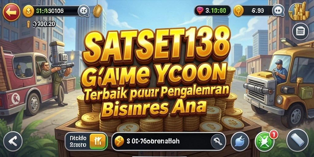 Tampilan gameplay menarik dari SATSET138 dengan elemen Tycoon.