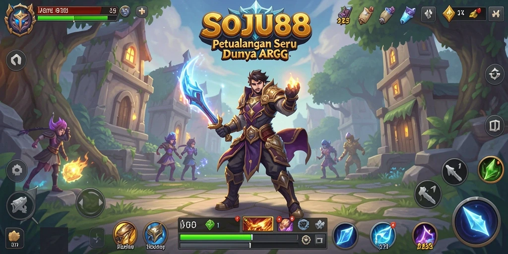 Gameplay seru SOJU88 dengan pertempuran ARPG yang mendebarkan.